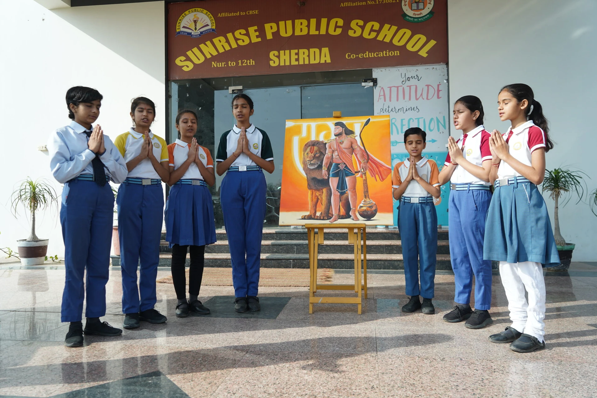 School life in action — school photograph 977